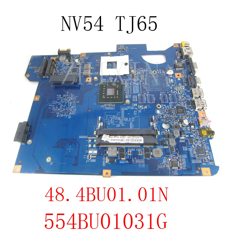 Yourui для Gateway NV54 TJ65 материнская плата для ноутбука 48.4BU01.01N 554BU01031G DDR2 MB.WDG01.001 материнская плата бесплатного процессора