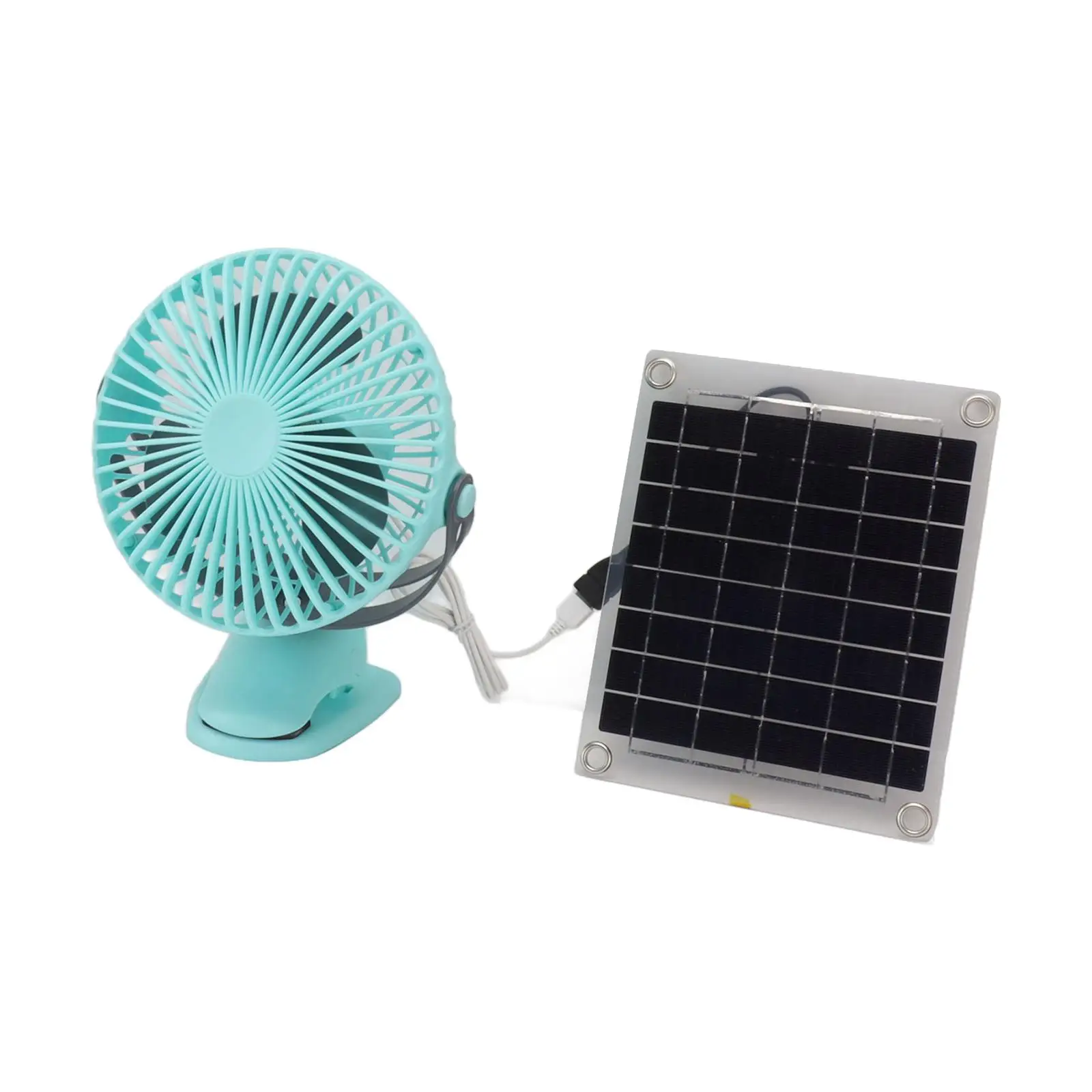 Solar Powered Fan Brushless Motor Personal Desk Fan for Office Home Dorm