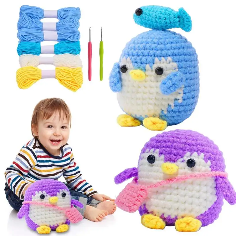 Crochet Kit For Beginners Stuffed Animal Beginner Crochet Kit For Adults Beginner Crochet Kit For Adults With Step-By-Step Video