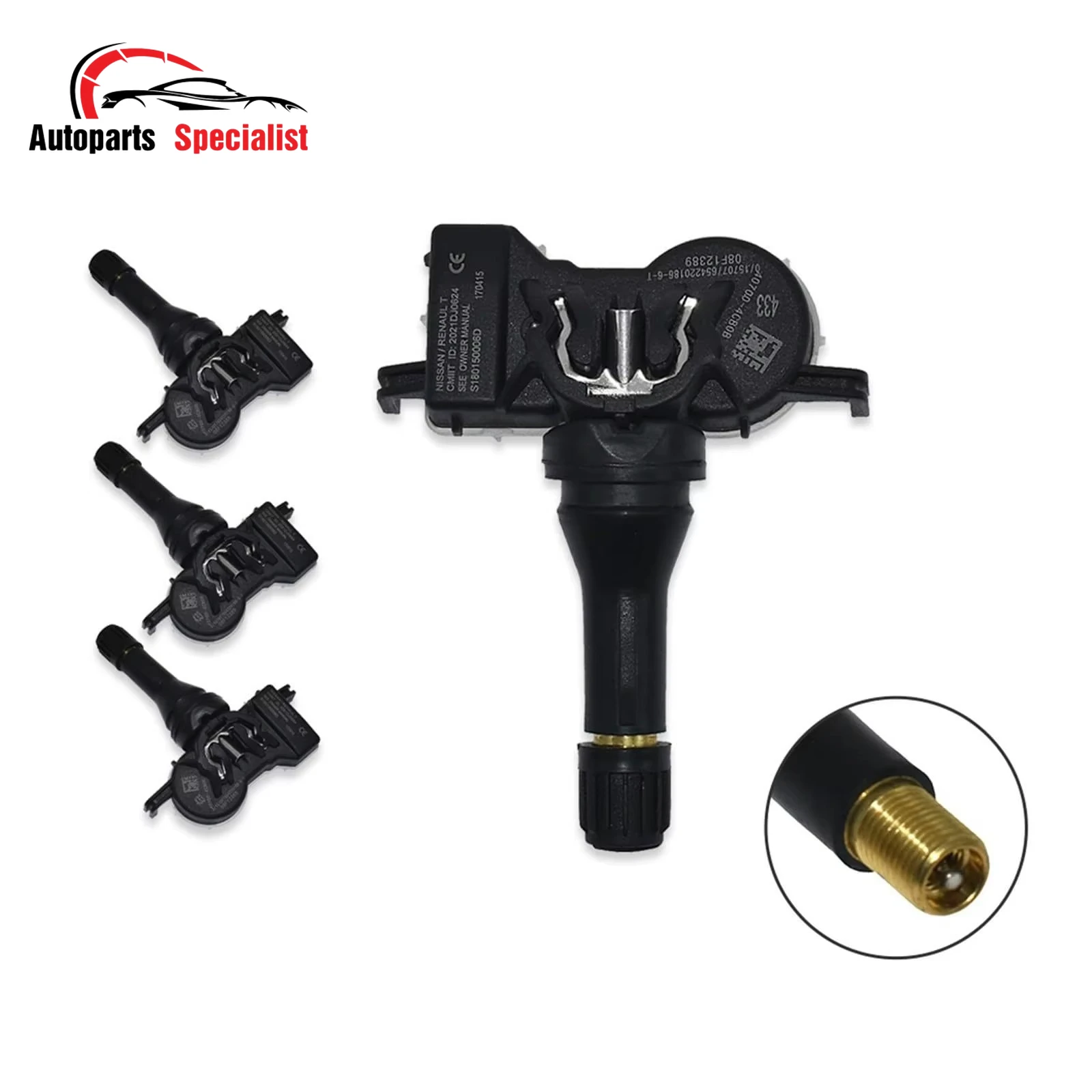 

New 40700-4CB0B Tire Pressure Monitor For Renault Koleos Samsung QM6 2016-2022 Renault Megane IV Renault Scenic Auto tools