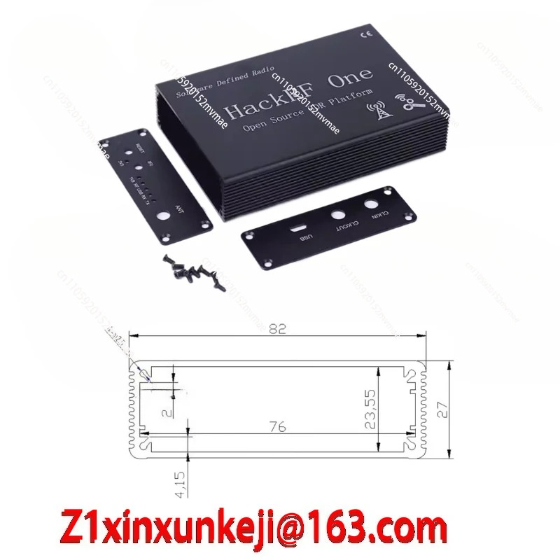 

HackRF One (1МГц-6ГГц) — программно-определяемая радиоплатформа с открытым исходным кодом, корпус из алюминиевого сплава