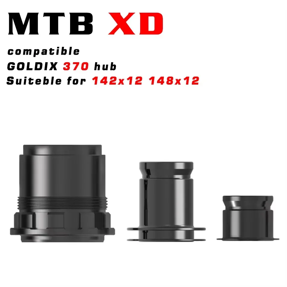 NEW GOLDIX Freehub 370 Caps MTB Bike Hub Converter Mountain Bike Hub End Cap Adapter QR or THRU Cap Adapter XD