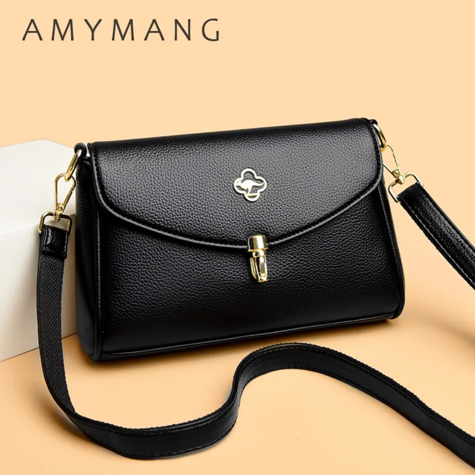 

Luxury Designer Shoulder Crossbody Bags for Women New High Quality Soft Leather Ladies Purse and Handbags Casual Tote Sac A Main