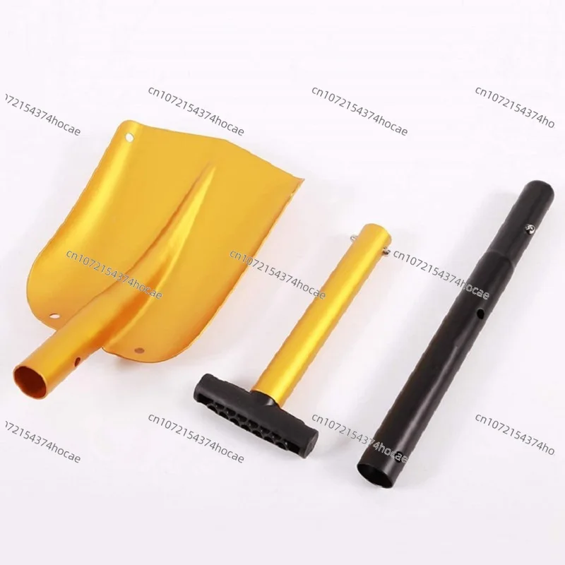 Aluminum Car Snow Shovel, Portable Vehicle Snow Removal Tool for Road & Outdoor Use