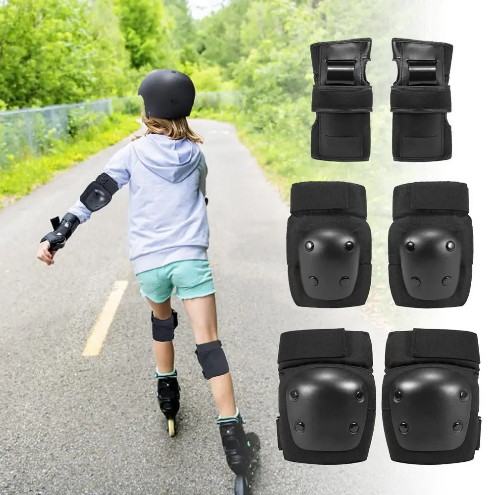 1 set Sponge Sports Knee Pads Turtle Shell Anti Collision Volleyball Thickening Knee Pads Brace Support Black Elastic Knee Pads