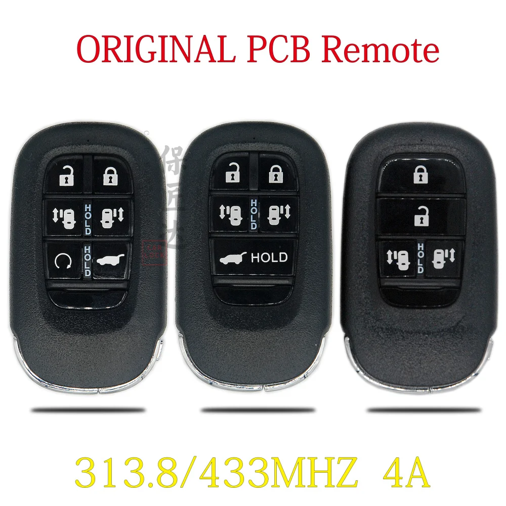 Baojiangdd car key fit for Honda Spada StepWgn Rp5 Rp8 For Odyssey  2023  434/313MHz 4A keyless Smart Remote car key