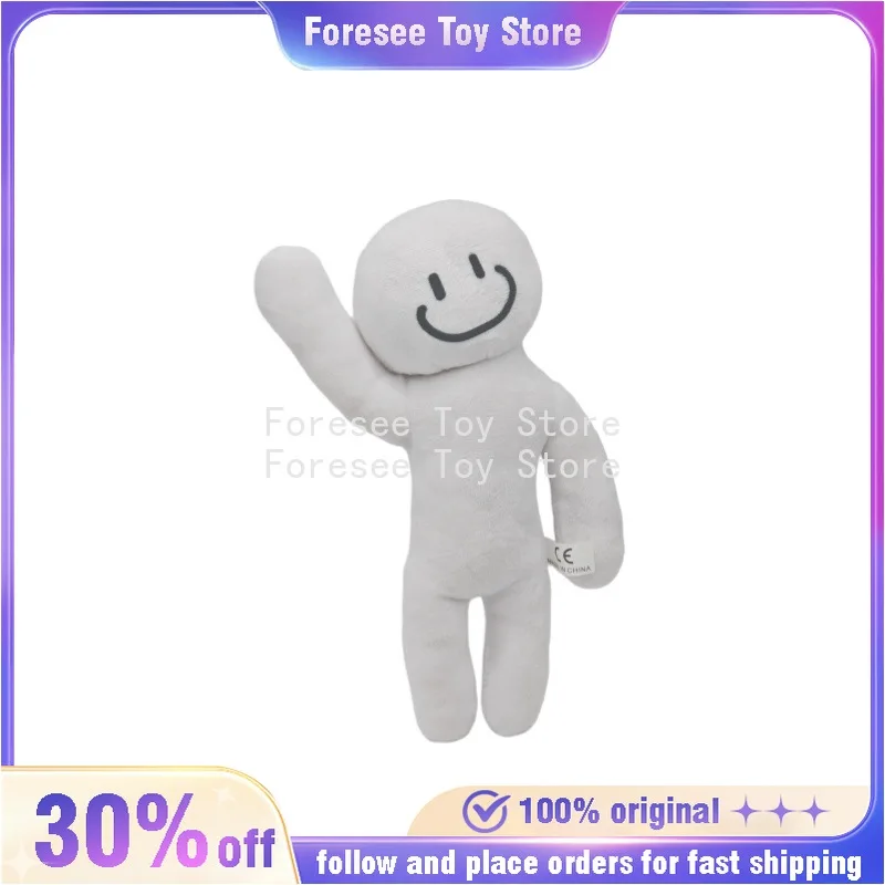 In Stock Little White Person Doll Meccha Chameleon Plush Toy PP Cotton Living Room Desktop Decoration Best Birthday Gift for Kid