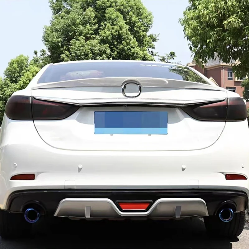 For Mazda 6 Atenza Spoiler 2014 2015 2016 2017 2018 2019 High Quality ABS Plastic Car Rear trunk cover wings spoiler Airfoil