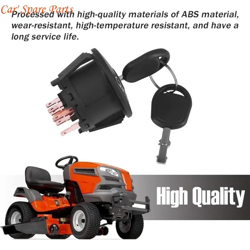Y4UA 7Pins Lock Switches & Ignition Lock Cylinder set for L120 L130 Lawn Mower