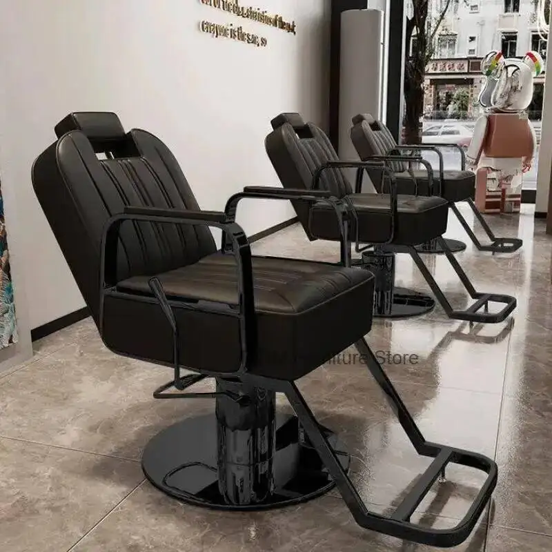 Furniture Luxury Pedicure Manicure Barber Chairs Oficina Reclining Facial Barber Chairs Nordic Waiting Commercial Sillas De