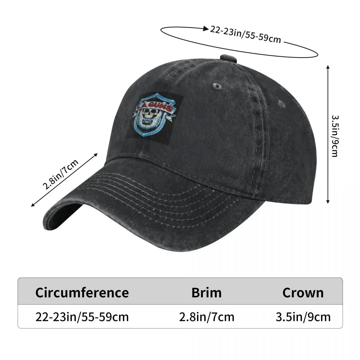 L.A. GUNS BEST SELLER Baseball Cap Fishing cap Kids Hat Luxury Cap Female Men's