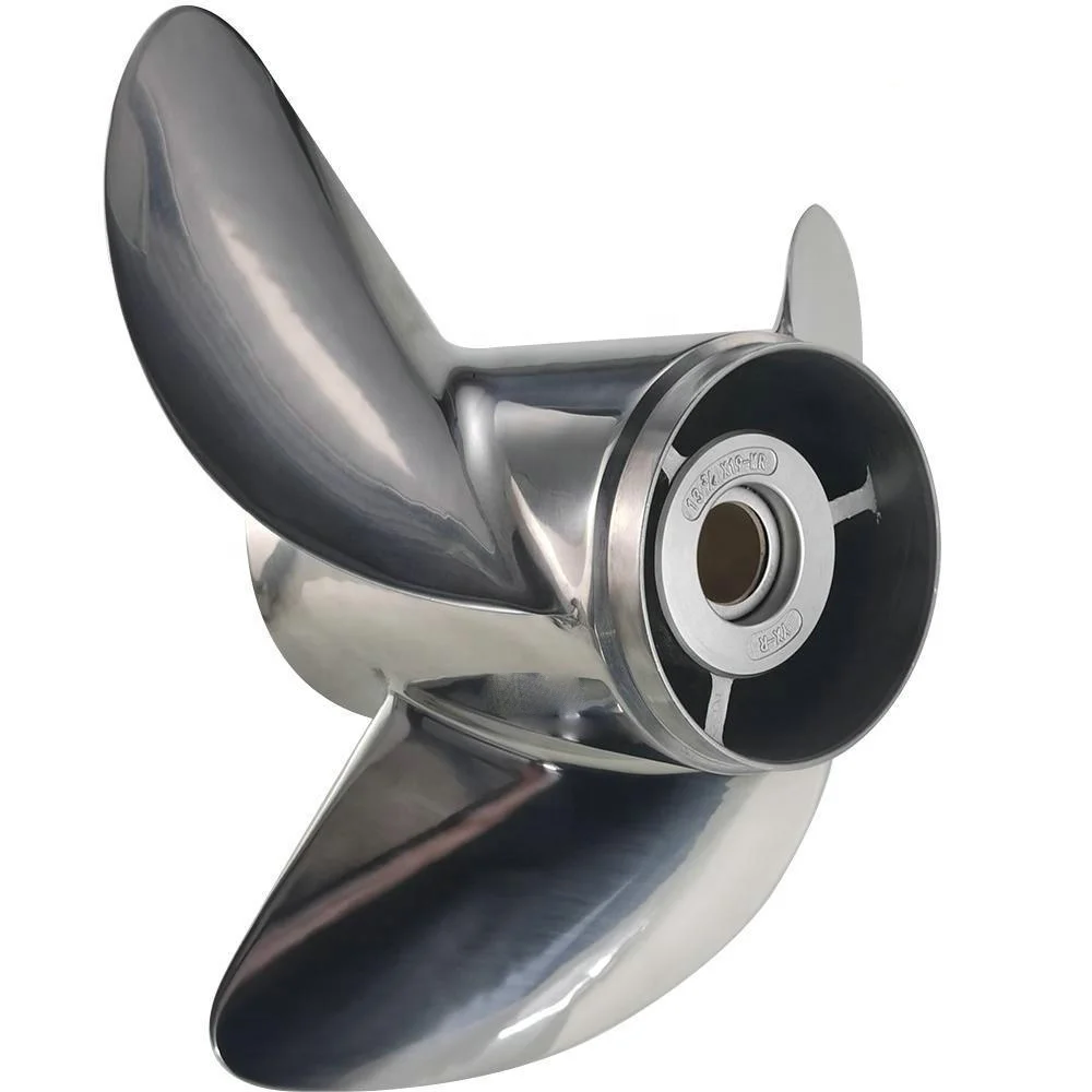 15 Spline Tooth 13 3/4X17 13 3/4X19 13 3/4X21 Stainless Steel Propeller for Yamaha Outboard Motos 150-300HP