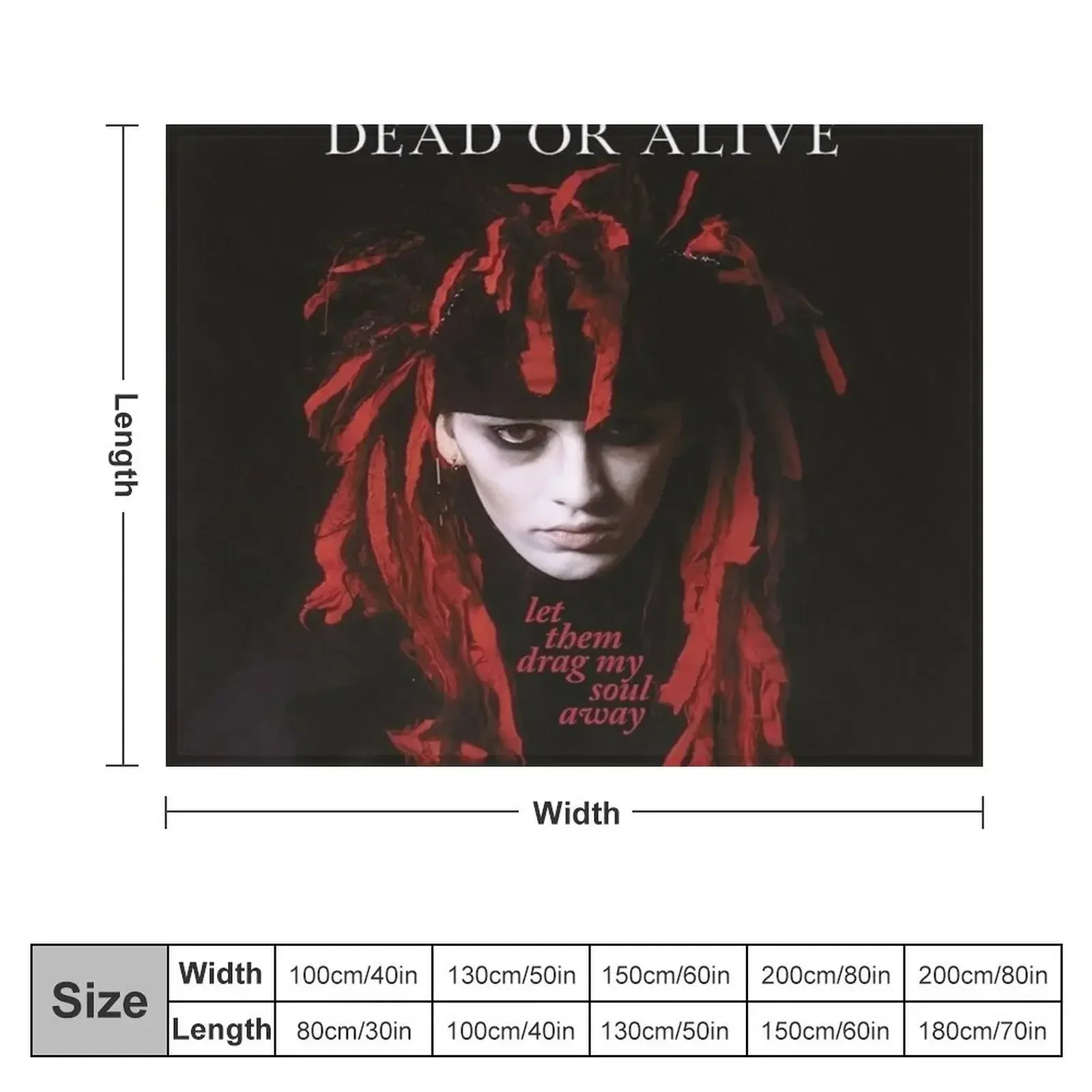 Dead Or Alive Pete Burns Throw Blanket Kid'S Picnic warm winter Summer Blankets