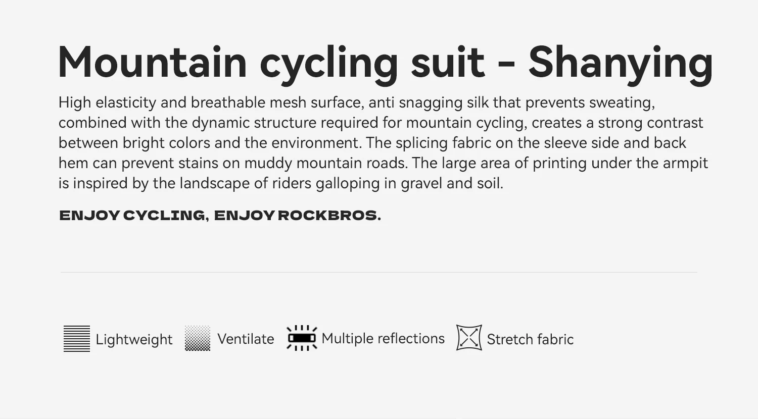 ROCKBROS Bicycle Jerseys Long Sleeves Pullover T-shirts Men Breathable XC Sports Tops MTB Road Bike Cycling Jackets Summer