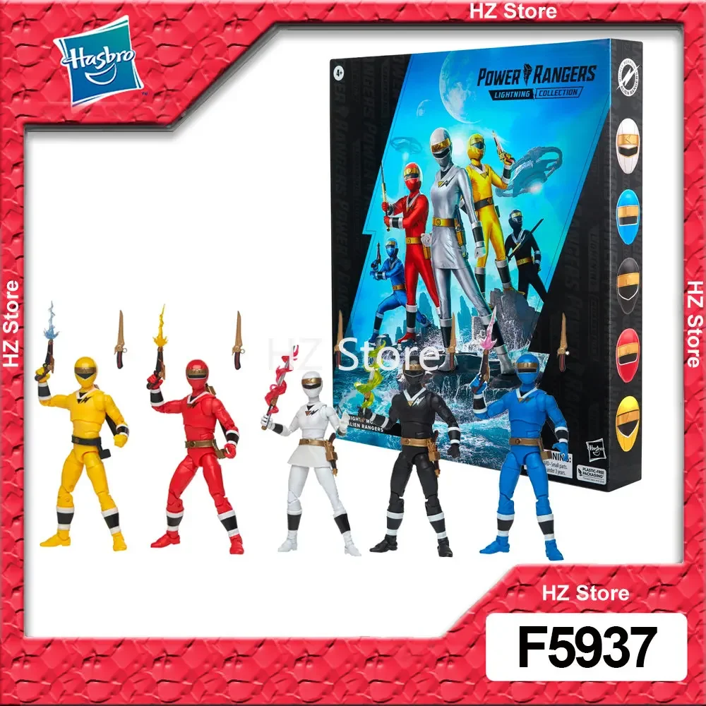 Hasbro Power Rangers Lightning Collection 5-Pack Alien Rangers 6-INCH Action Figure 15 ACCESSORIES 5 Blast Effects Gift F5937