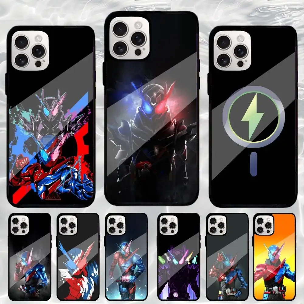 

K-Kamens R-Rider B-Build Phone Case For iPhone17,16,15,14,13,12,11 Plus,Pro Max Magnetic Magsafe Wireless Charging