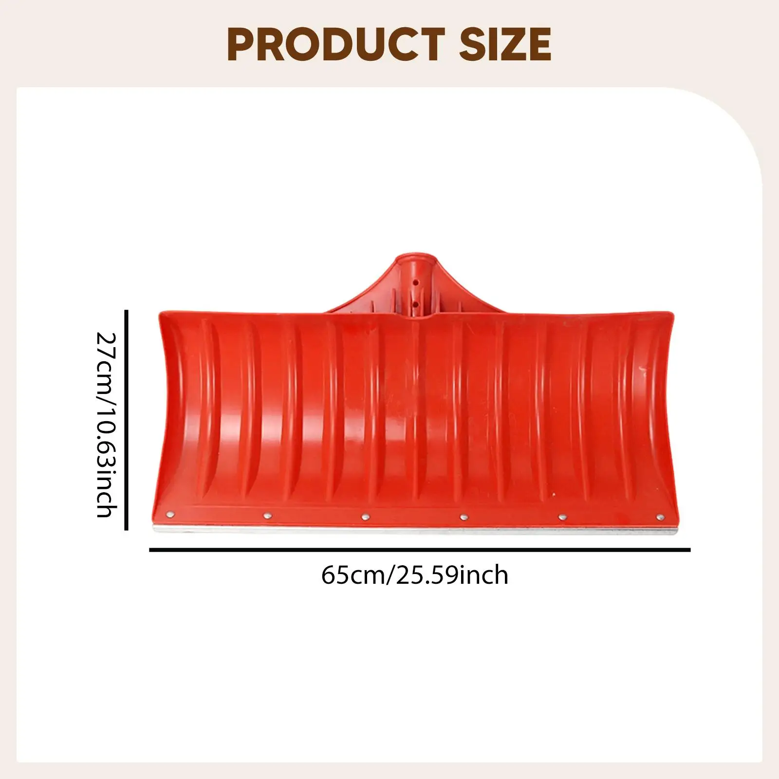 Folding Snow Shovel Head PP Plastic Shovel Wide Replacement Grain Scoop for Garden Portable Snow Removal and Household Cleaning
