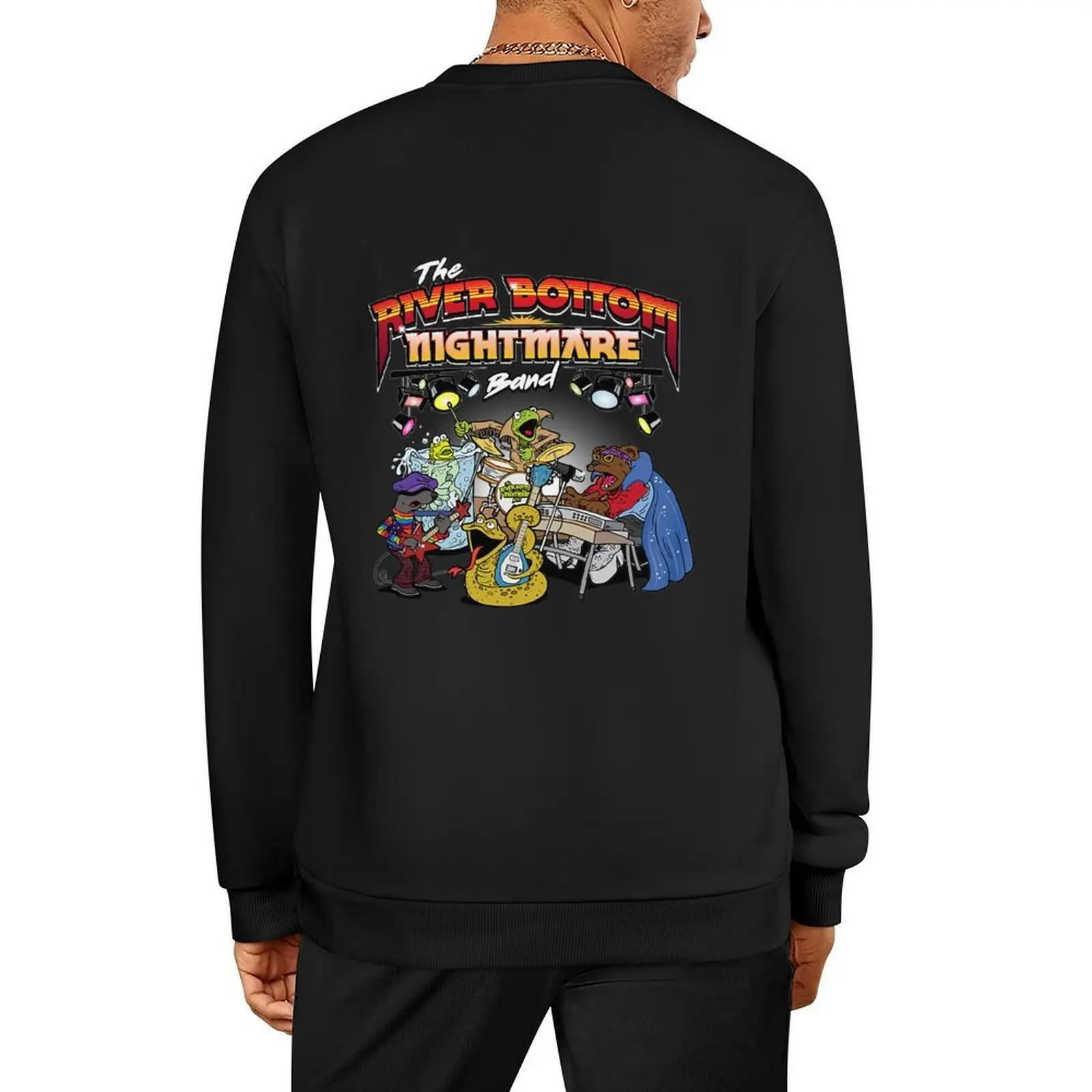 

River Bottom Nightmare Band Pullover japanese style graphic t shirts men men wear men's sweat-shirt men's sweatshirts