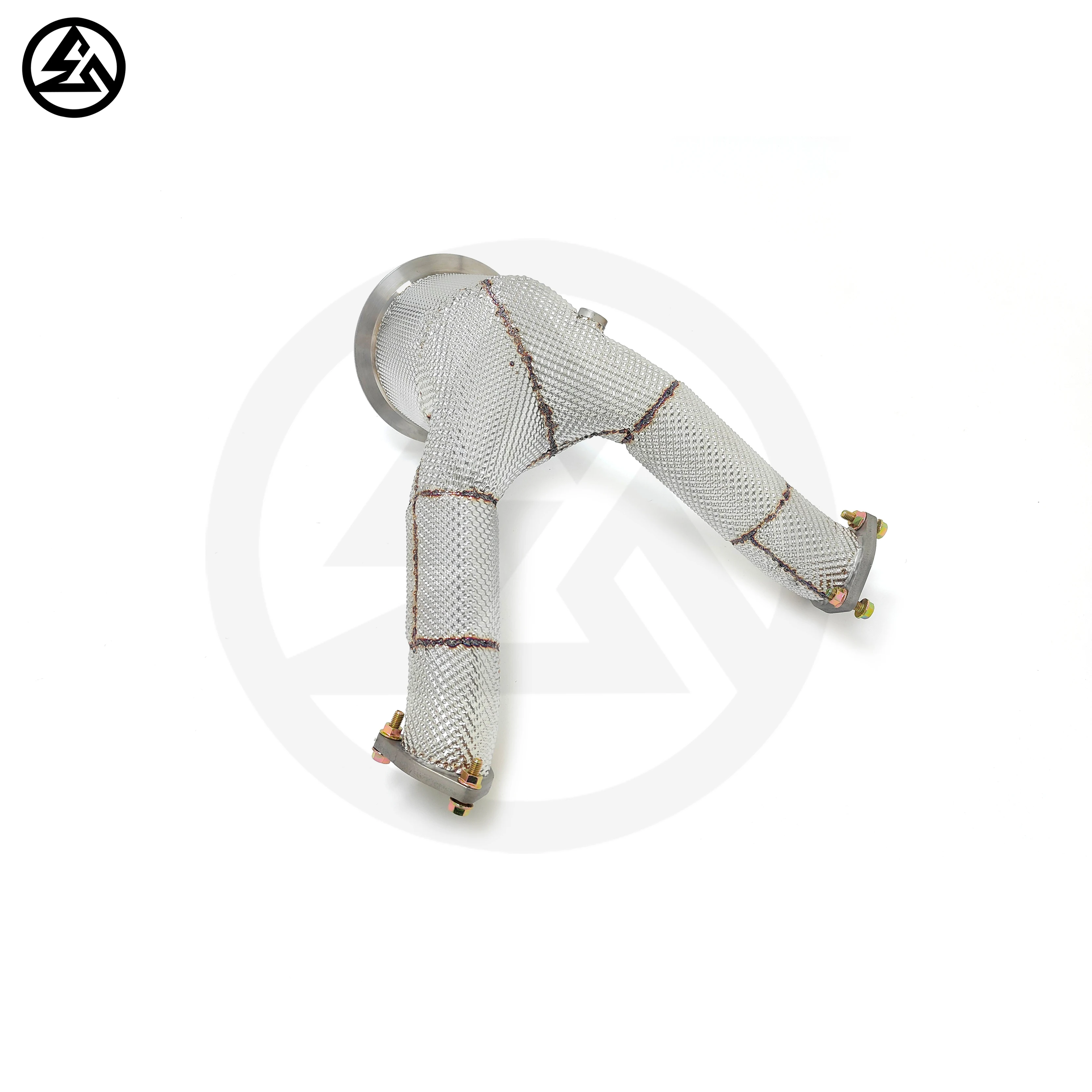 Hochwertiges CSZ-Tuning-Auspuffanlage Catted Downpie für SQ5 B9 3.0T High Flow Katalysator Downpipe-Auspuff