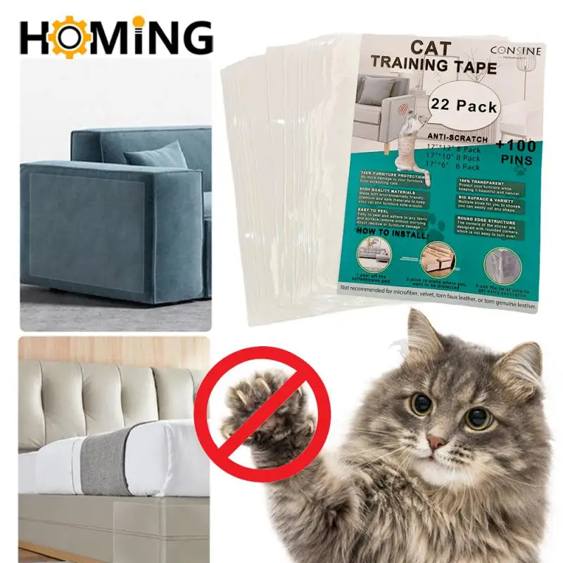 Furniture Protectors From Cats Scratch Anti Scratch Cat Training Tape Safe Clear Tapes Couch Protectors Sofa Corner Scratching