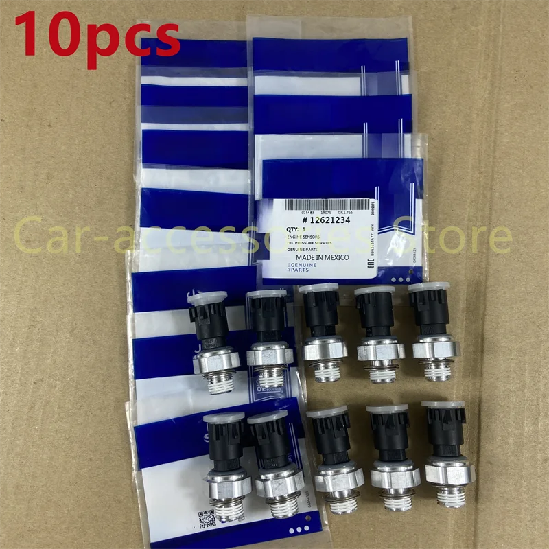 10pcs 12621234 Oil Pressure Sensor Switch For Chevrolet Silverado Cadillac GMC 2009-2017 Hummer H2 H3 Pontiac New