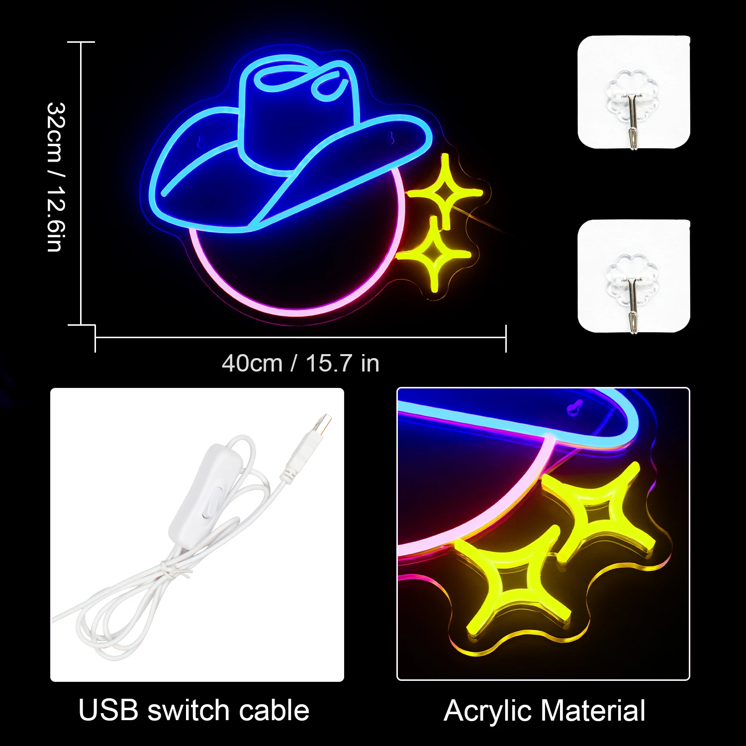 Disco Ball Neon Sign Club Party Art Wall Decor Live Background Home Bar Hotel Restaurant, Cafe LED Neon Light Prom Party Gift