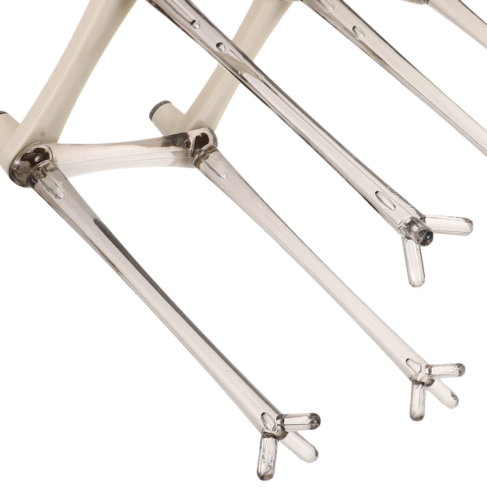 

Retractable Cup Holder Rack Cream White Modern Style Home Kitchen Mug Drying Stand Organizer Bottle Coffee Tea Plastics