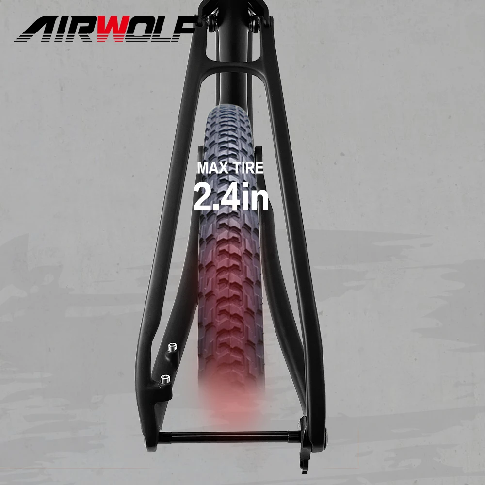 Airwolf 29 Carbon Full Suspension Frame Boost 29er Carbon Bicycle Frame MTB XC Cycling City Bike Mountain Bike Frame with Shock