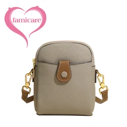 Girls Korean Style Shoulder Bag Female Mobile Phone Bag Women Small Messager Ladies Mini Leisure Pack Fashion Real Leather Purse