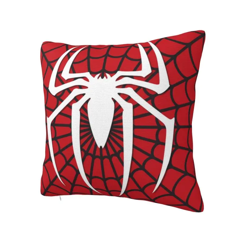 Cute Spider Web Cushion Cover 40x40 Cm Velvet Polyester Throw Pillow Case For Sofa ChairHome Decor Pillowcase