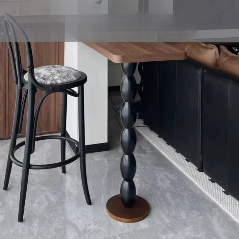 

French Style Solid Wood Table Legs Mid-Century Modern Furniture Legs Carved Wood Desk Support Vintage Sofa Table Base