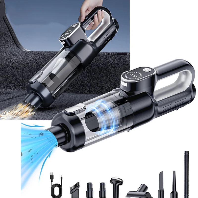

Car vacuum cleaner wireless one-button dust dump high-power portable vacuum cleaner large suction mini handheld vacuum cleaner