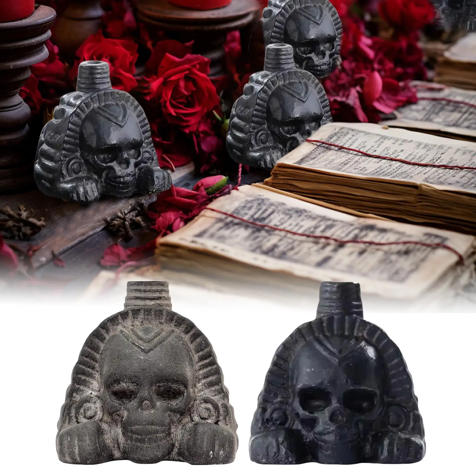 Gothic Aztec Whistle Loud Spookys Aztec Scary Death Whistle Realistic Human Screaming Aztec Ghost War Whistle Skull Head Toy