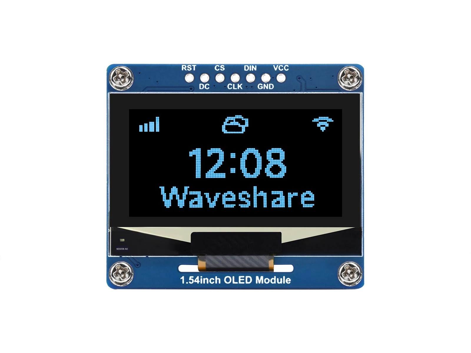 Waveshare 1.54inch OLED Display Module, 128×64 Resolution, SPI / I2C Communication  For Raspberry Pi, Arduino, STM32, ESP32