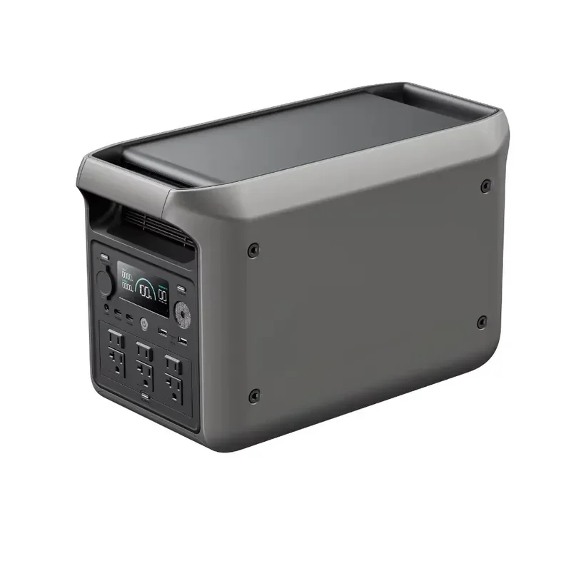 Output Port Portable Power Station 2048wh Mppt Solar Charge Controller Storage Battery Generator