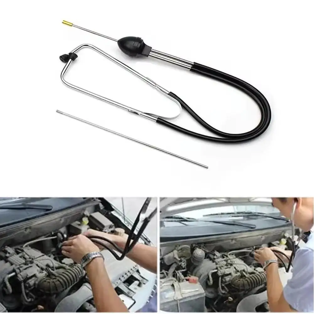 Car Hearing Tool Professional Stethoscope Auto Cylinder Car Stethoscope Block Mechanics Stethoscope Diagnostic Engine I1n7