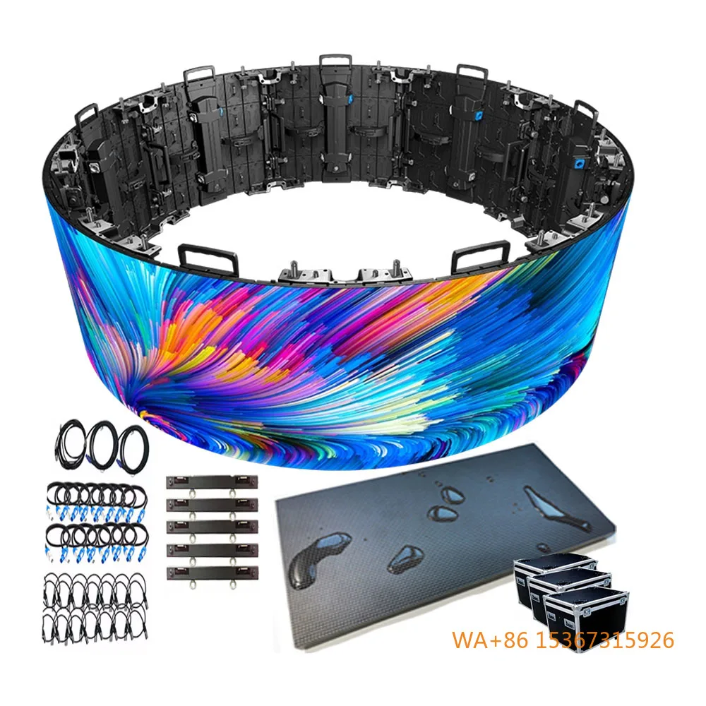 P2.9/P3.91 500x500 Flexible Outdoor Rental High Refresh LED Display Video Wall