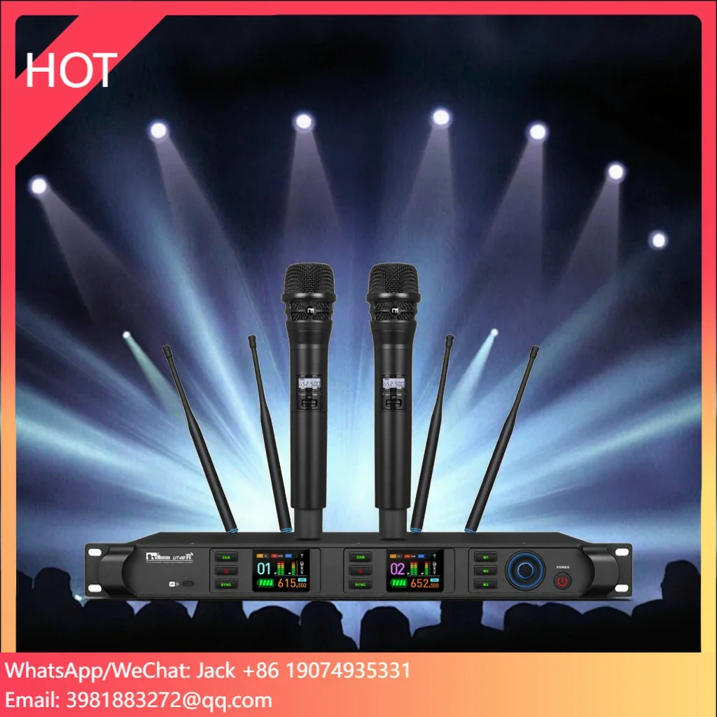 

Professional Microphone Uhf System With Wireless Headphones Mic 2 Sm7b Microphone