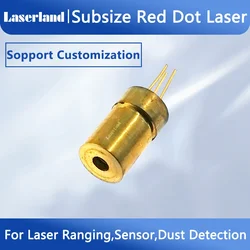 650nm 5mW Subsize Red Dot Laser Module for  Ranging Dust Detection Sensor