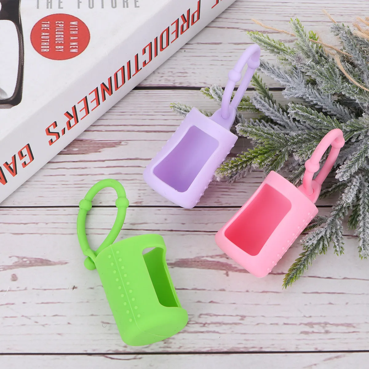 

Набор из 6 силиконовых защитных чехлов-держателей для флаконов с эфирными маслами (15 мл), дорожный футляр для роликовых флаконов