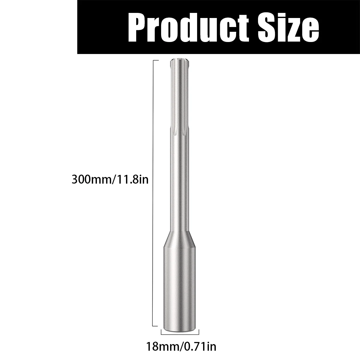 Imagem -02 - Sds-max Terra Rod Driver Resistente Terra Rod Adaptador Conversor de Broca Profissional Shank e 4