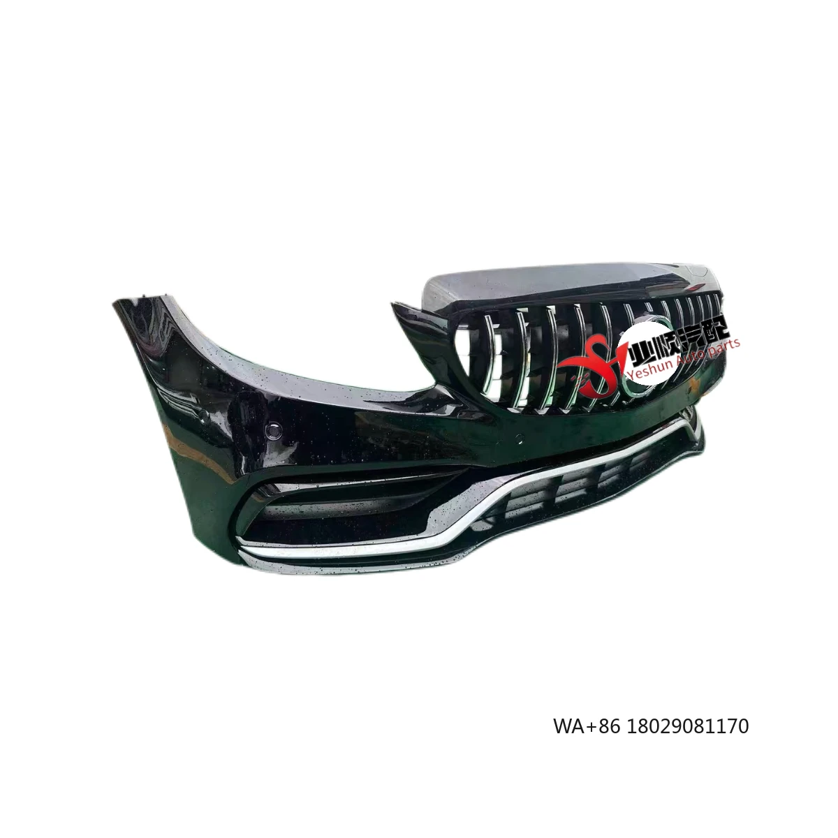 

Высококачественный, популярный передний бампер с решеткой для Mercedes-Benz C63, C180, C200, C260, C300 (на замену)