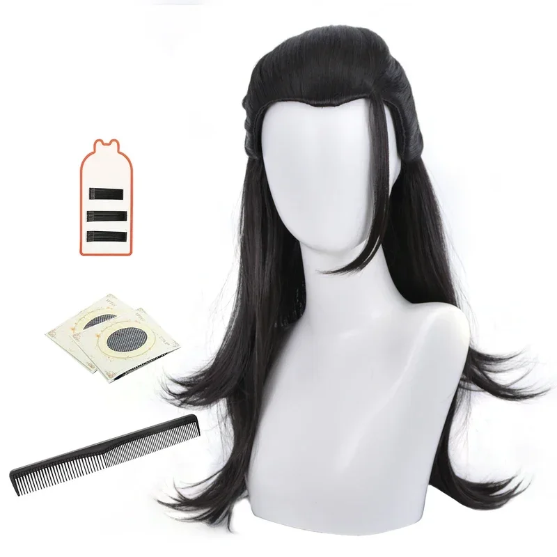 HOLOUN Jujutsu JJK Anime Suguru Geto Cosplay Wig Untified Rose Net Synthetic Fiber Adjustable Size Halloween Christmas Party