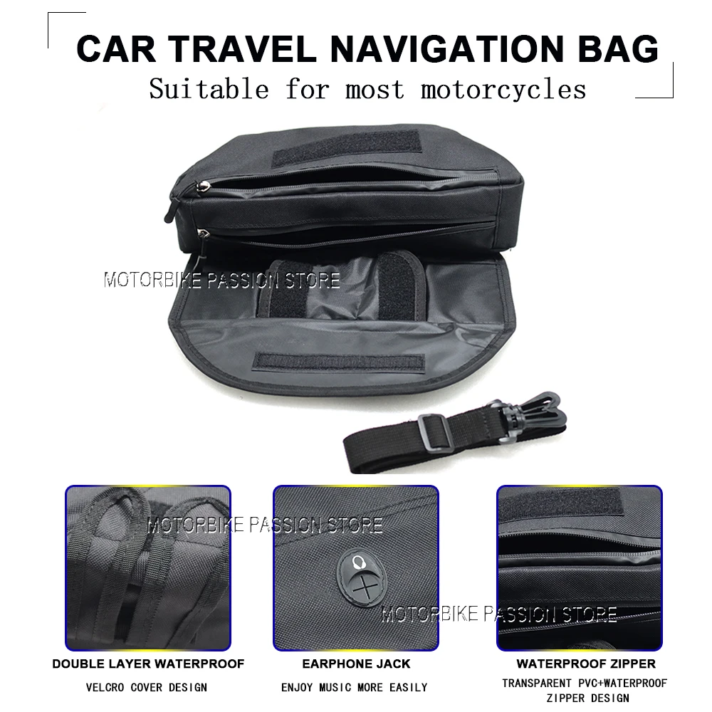 for Honda Varadero XL1000 VFR1200X VFR 1200 X NC700X Motorcycle Handlebar Waterproof Travel Bag Storage Bag