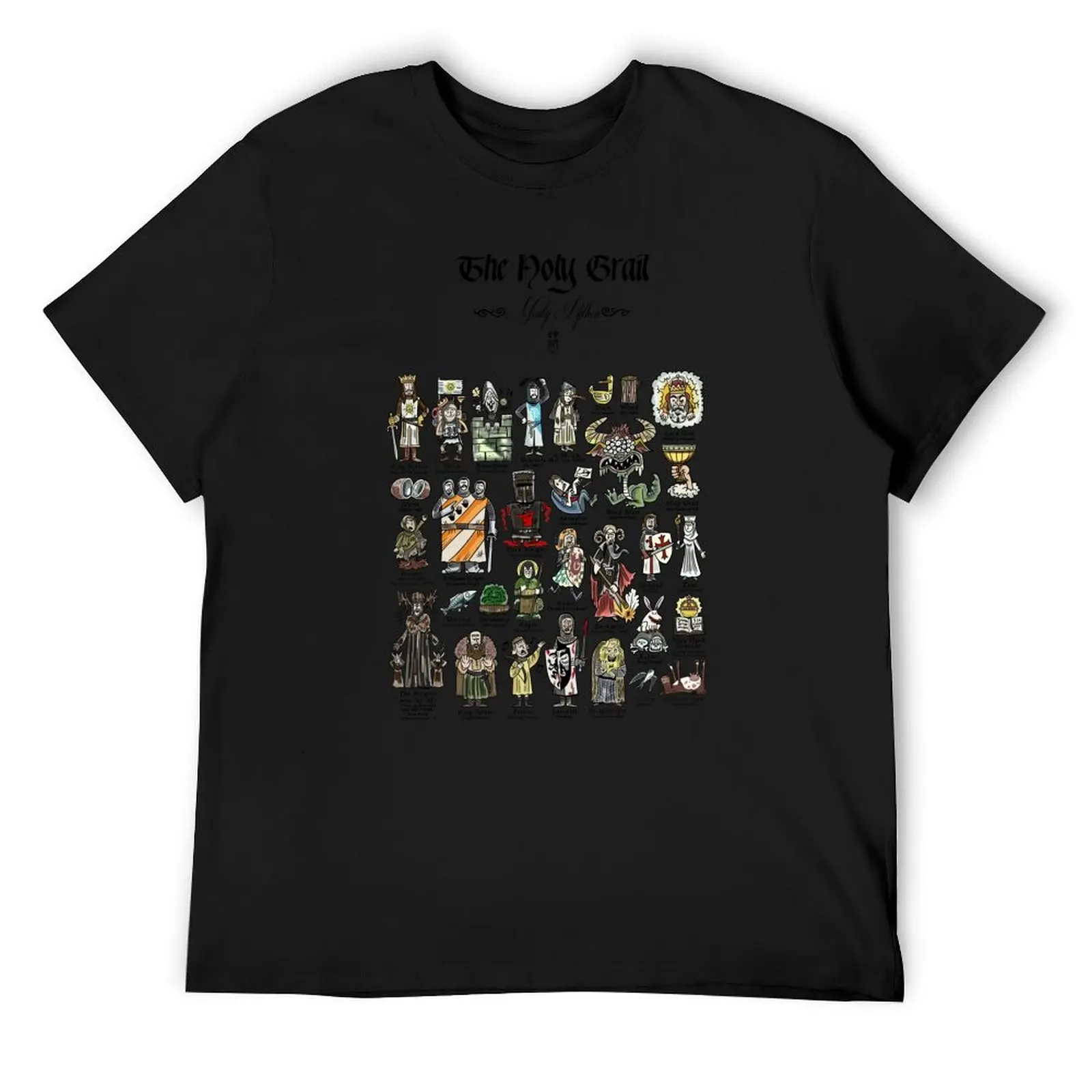 

Monty Phyton and the search for the Holy Grail T-Shirt anime figures heavyweights plus size tops new edition outfits for men