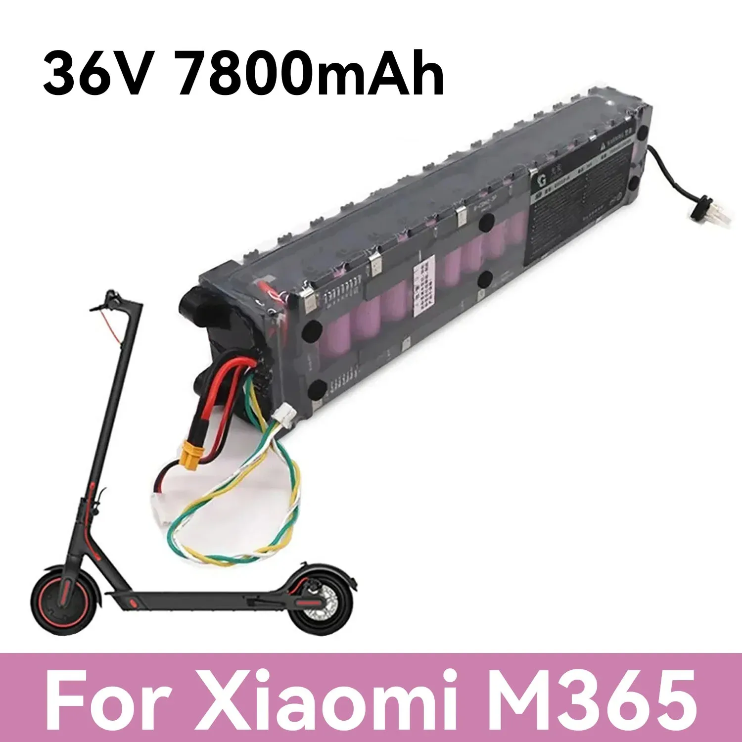 

MiJia 10S3P 36V 7.8Ah M356 electric scooter Battery Pack m365 battery 18650 battery with Waterproof Bluetooth Communication