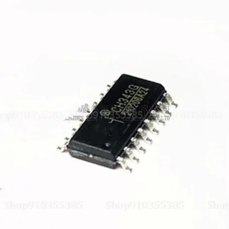 10pcs New CH343G SOP16 USB to High Speed Asynchronous Serial Port Chip