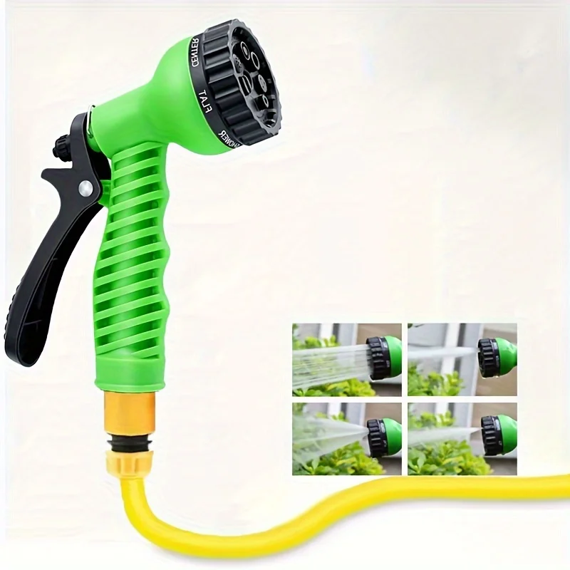 Gartenbewässerung Wasserpistole Multifunktionsdüse Autowaschwasserpistole Garten Duschkopf Großhandel Haushaltswasserpistole