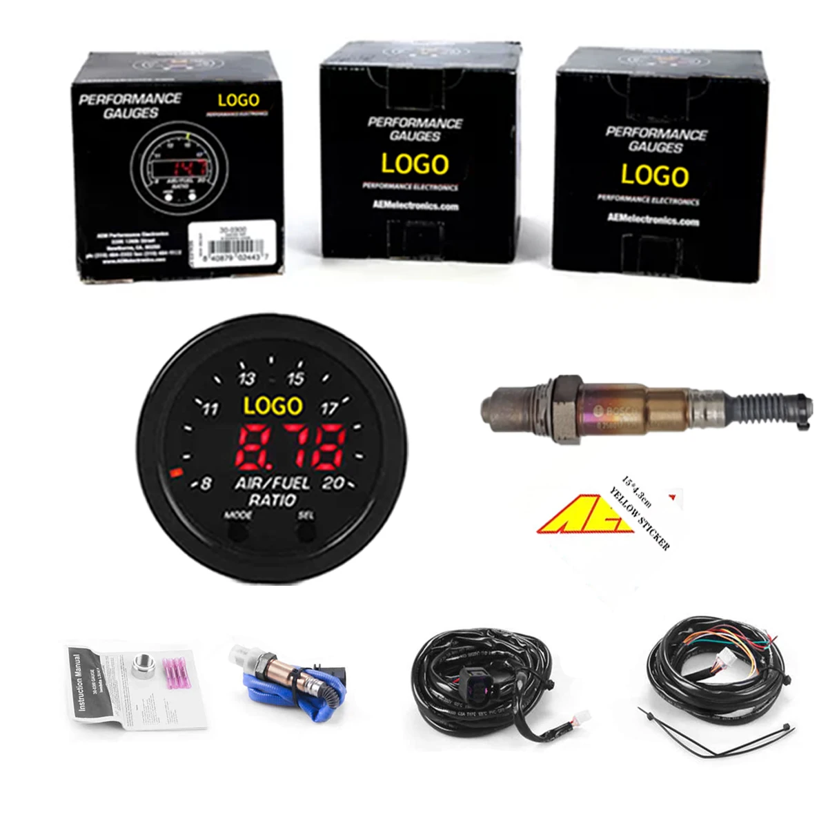 

SOON TODA Auto Parts Motorcycle Speedometer Fuel Gauge Car Sensor 30-0300 Level Fuel Gauge 52mm Led Green for Motorcycle