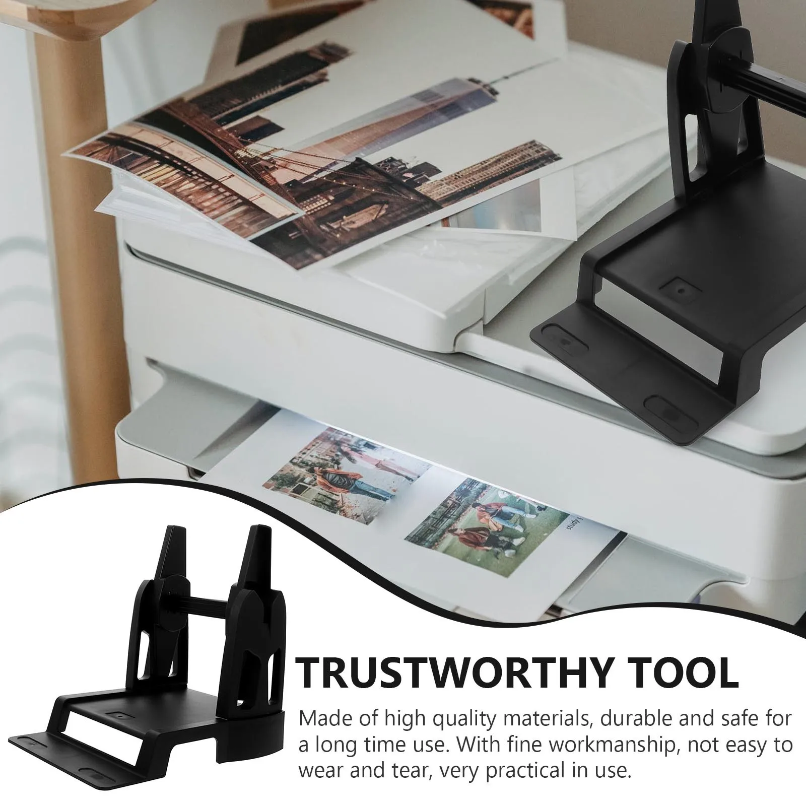 1Pcs External Rolls Label Holder Manual Thermal Label Paper Holder Suitable for Most Printers Printer Accessories